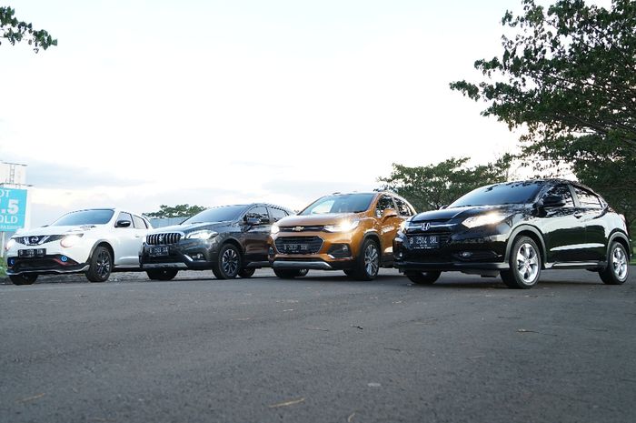 Minggu ini ada video ulasan Komparasi SX4 vs Juke vs HR-V 1.5 vs Chevy Trax