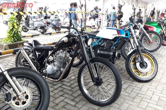 Deretan motor modifikasi di Jakarta Motogarage 2018