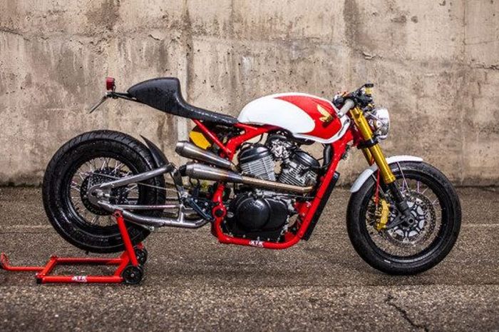 Honda Shadow 400 custom cafe racer besutan XTR Pepo