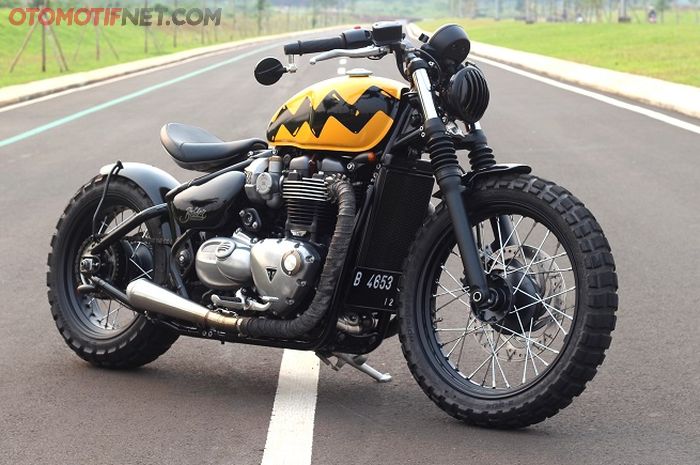 Triumph Bonneville Bobber 2016 tampil Makin Bobber