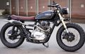 Yamaha XS650 Custom Scrambler Besutan Vintage Steele