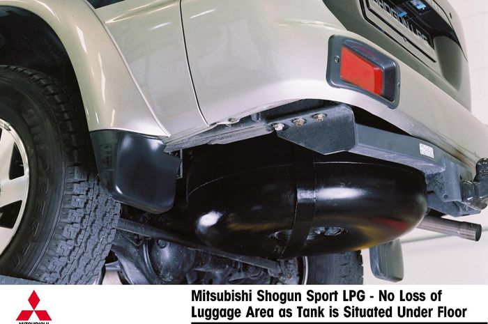 Mitsubishi Shogun berbahan bakar LPG