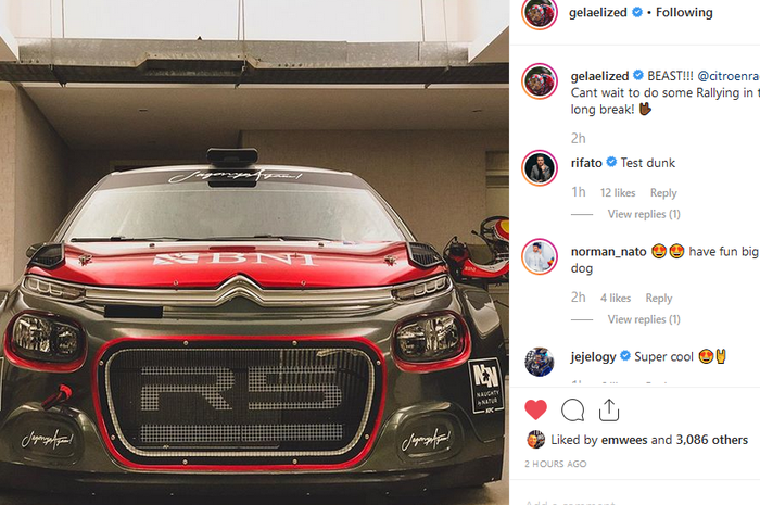 Citroen R5 ini seperti akan jadi andalan Sean Gelael di ajang kejurnas reli di Medan