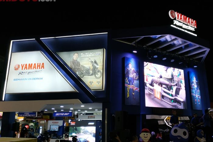 Booth Yamaha di Jakarta Fair Kemayoran (JFK) 2019.
