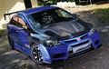Modifikasi Honda Civic FD1 Gaya Street Racing Dengan Warna Biru Cerah