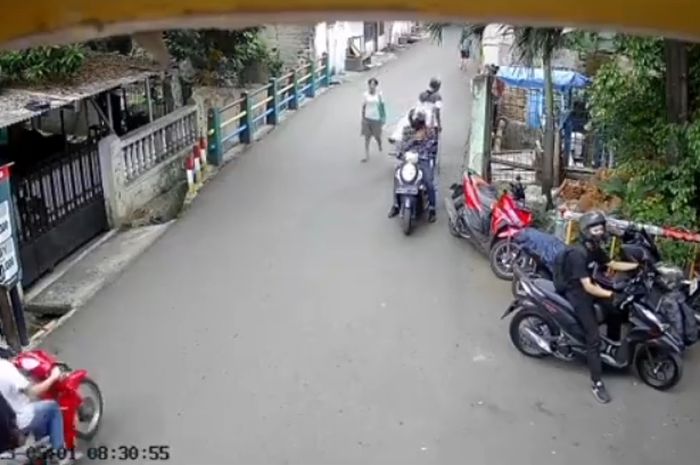 Komplotan maling motor beraksi