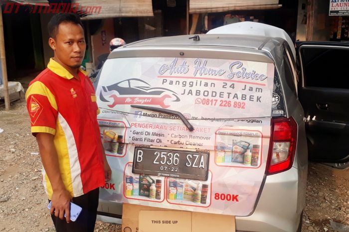 Layanan home service Mr. Bengkel Mobil Panggilan