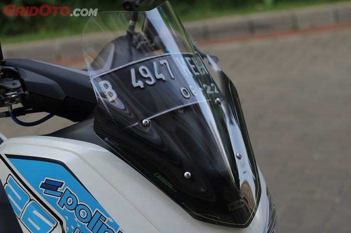 Windshield Sect Bill tambah kesar sporty dengan livery carbon