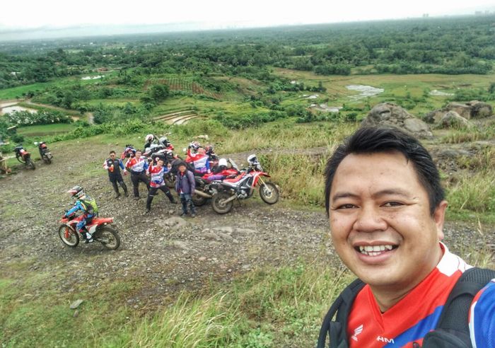Selfie di Bukit Dago saat HAD 2018