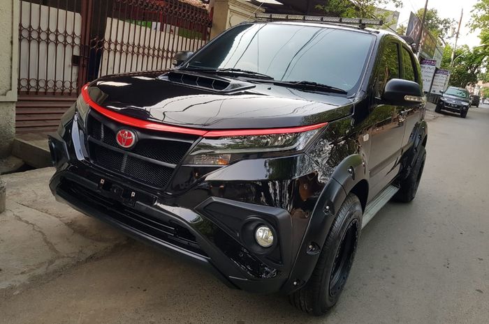 Bumper depan Daihatsu Terios baru di Terios lawas