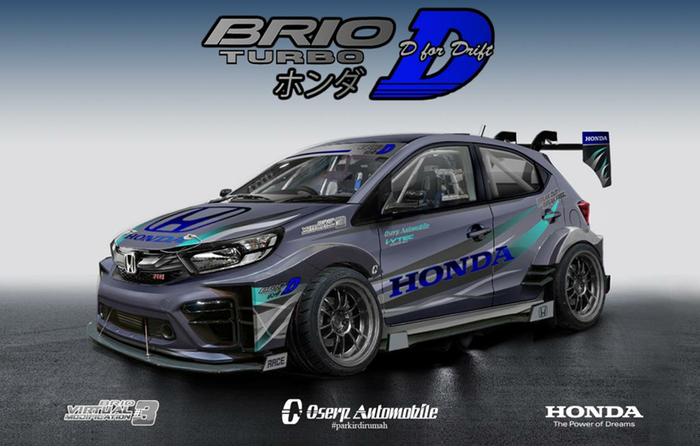 Honda Brio bertema drift buatan Muhammad Haekal Shafi jadi juara 1 Honda Brio V-Mod #3