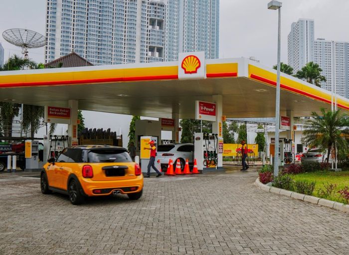 SPBU Shell di Alam Sutera, Tangerang.