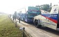 Bus Mudik BUMN Terlibat Kecelakaan Beruntun di Tol Cipali, 5 Kendaraan Remuk