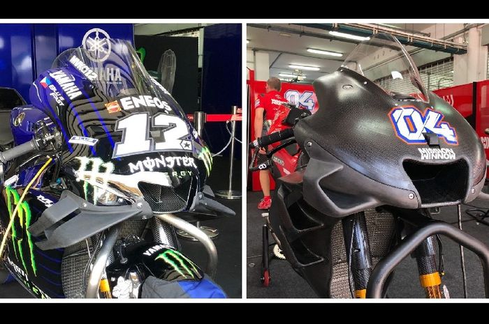 Ducati dan Yamaha yang menarik perhatian setelah mereka mencoba fairing terbaru di tes MotoGP Sepang
