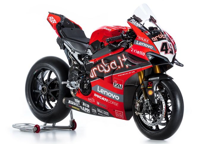 Motor Ducati Panigale V4 R tim Aruba.it Racing &ndash; Ducati untuk WorldSBK 2020
