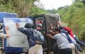 Toyota FJ40 Terguling di Pegunungan, Bupati Majene Berada di Kabin