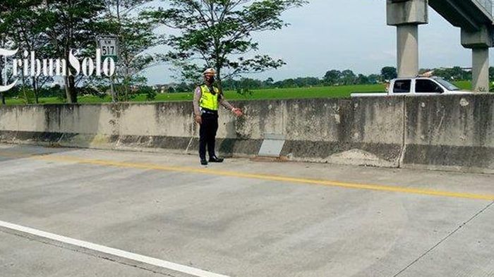 KM 517.400 ruas tol Solo-Kertosono yang masuk wilayah Kebakkramat, Karanganyar jadi titik pemasangan speed camera