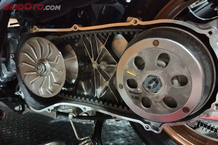Ilustrasi v-belt motor matik