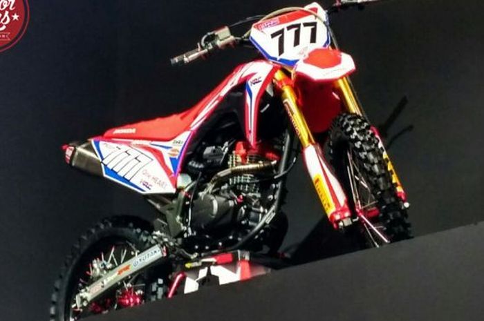 Versi concept Honda CRF150 sudah bisa dilihat di GIIAS 2017 lalu
