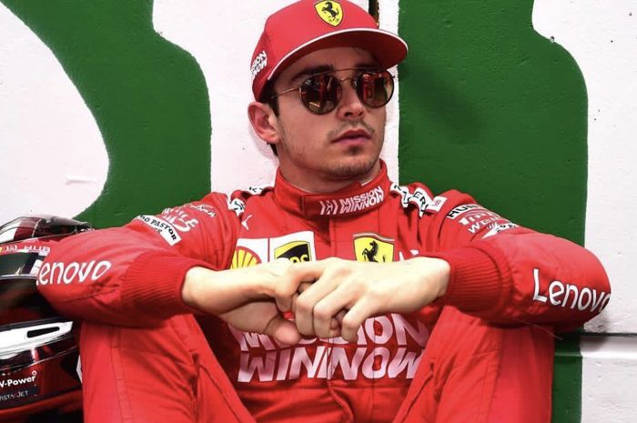 Charles Leclerc mengaku kebingungan dengan strategi yang diterapkan oleh tim Ferrari di F1 Azerbaijan (28/04/2019)