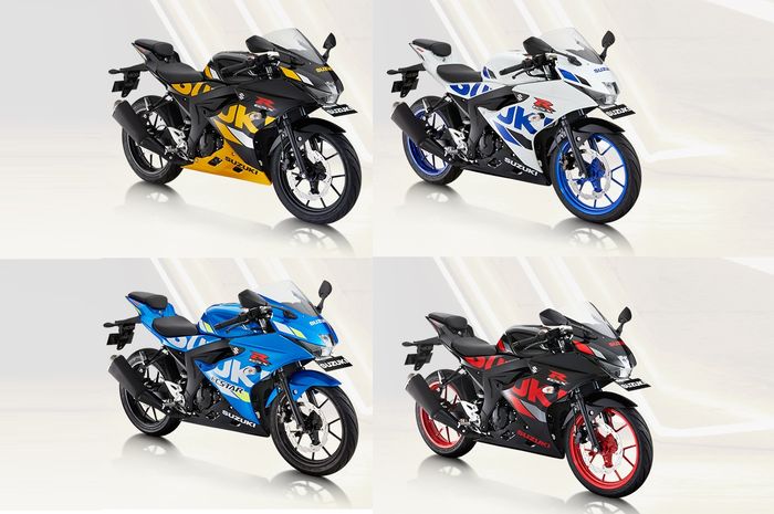 Pilihan warna GSX-R150 di Indonesia