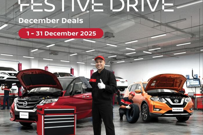 Nissan Indonesia kembali menawarkan program purna jual bertajuk Nissan Festive Drive December Deals.