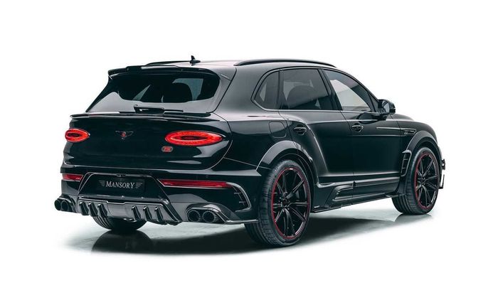 Tampilan belakang modifikasi Bentley Bentagya facelift, Mansory