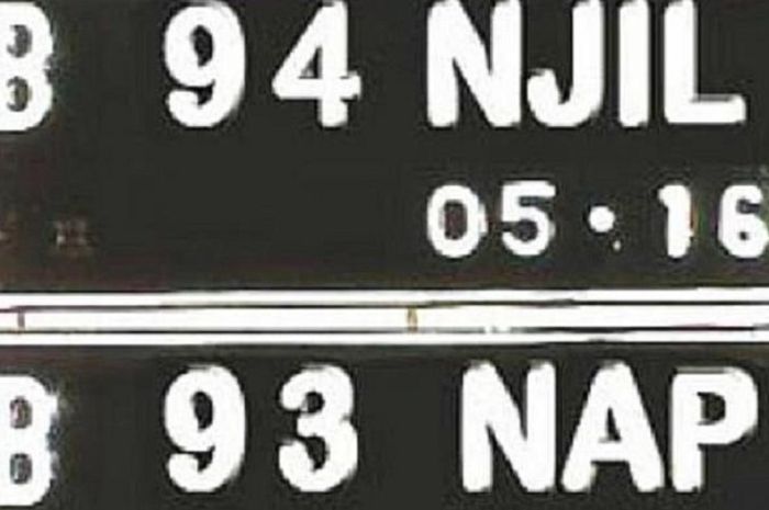 Pelat Nomor