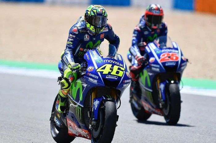 Valentino Rossi dan Maverick Vinales