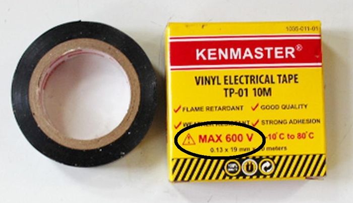 Perhatikan spesifikasi isolasi listrik