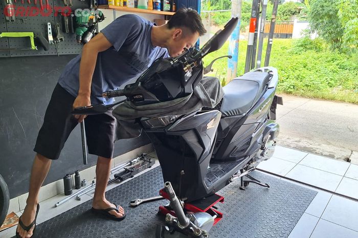 Biaya ganti komstir Honda Vario series 