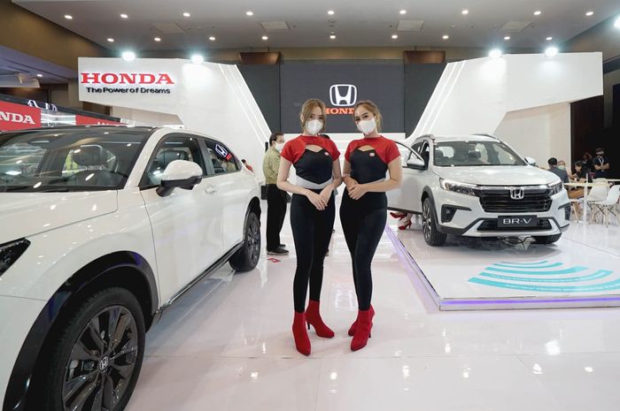 Booth Honda di ajang GIIAS Medan 2022.