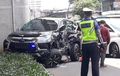 Pajero Istri Jenderal Bintang Dua Diseruduk TransJakarta Sampai Ringsek, Tes Urin Negatif 