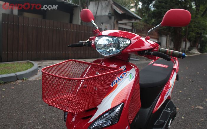 Yamaha Mio Sporty pasang keranjang aksesori Thailand
