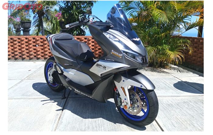 Area fascia minim ubahan, kesanracy hadir dari wind shield dan spion ala winglet