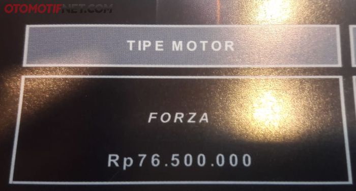 Harga resmi Forza 250 diluncurkan di IMOS 2018 lebih mahal saat dikenalkana di GIIAS 2018