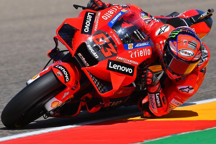 Francesco Bagnaia menang balapan MotoGP Aragon 2021