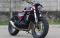 Kawasaki Z250 Dari Naked Berubah Jadi Scrambler, Siap Ngeblar!