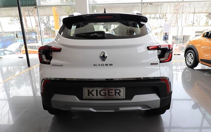 Tampilan belakang modifikasi Renault Kiger