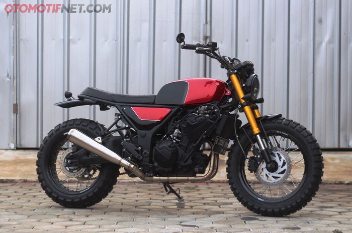 Kawasaki Z250 scrambler garapan Studio Motor