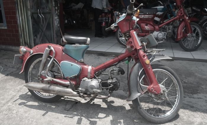 Honda C50 Pispot ini adalah bahan yang baru diambil dari Semarang, 