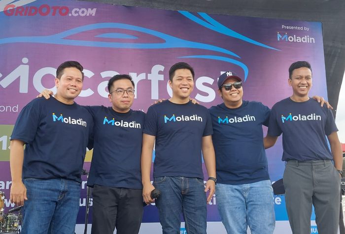 Jajaran manajemen Moladin saat membuka Mocarfest 2022.