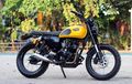 Kawasaki W175 Pakai Tromol Yamaha Scorpio, Bunyi Decit Hilang, Ada Caranya
