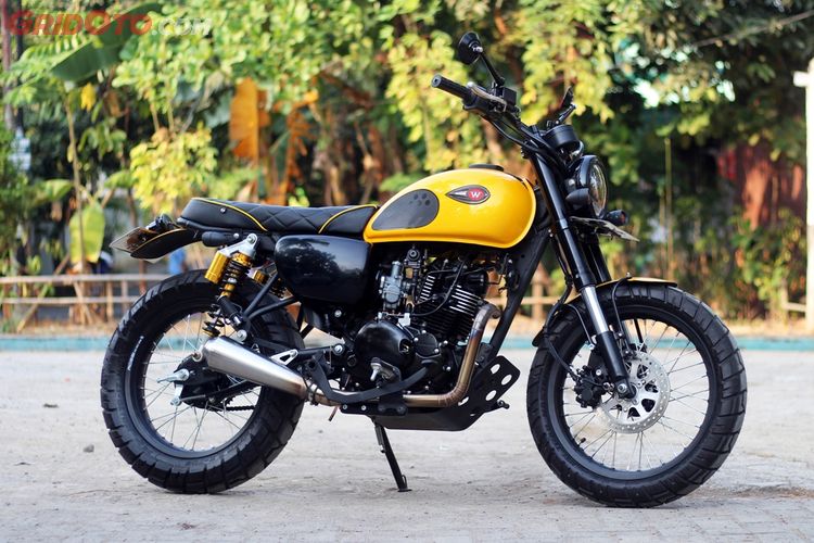 Modifikasi w175 scrambler clearance