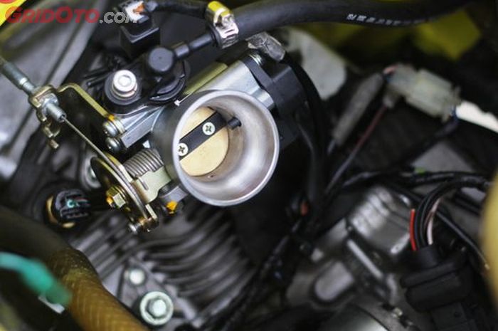 Ilustrasi Throttle body di motor bekas