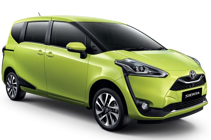Tampilan terbaru Toyota Sienta yang rilis di Thailand.
