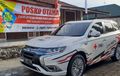 Punya Penghasil Listrik, Mitsubishi Outlander PHEV Dukung Petugas PMI Bersiaga di Gunung Merapi