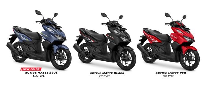 Pilihan warna Vario 160 CBS Active