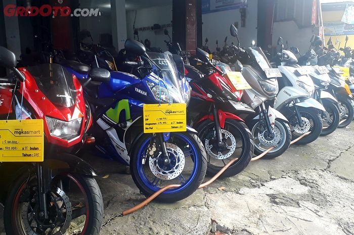 Harga Motor Bekas Di Depok Turun Sampai 2 Jutaan Yamaha Aerox Bekas Tahun 2019 Cuma Rp 18 7 Juta Gridoto Com