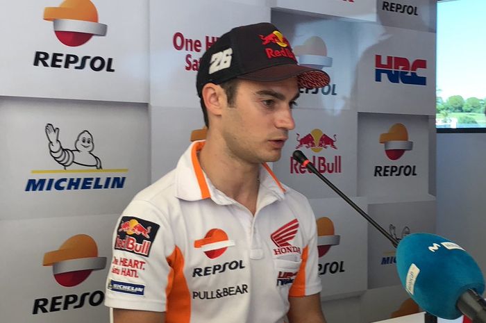 Dani Pedrosa mengaku bagian tubuhnya ada yang memar akibat kecelakaan itu, tetapi dirinya baik-baik 